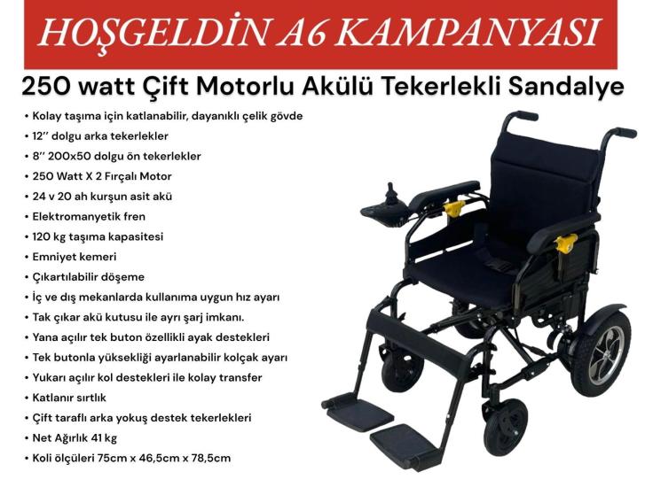 A6 Akülü Tekerlekli Sandalye 